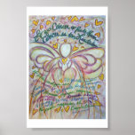 Lo que Cáncer kein Puede Hacer Engels-Plakat-Druck
