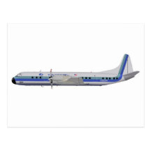 Lockheed L-188 Electra N5534 Postkarte