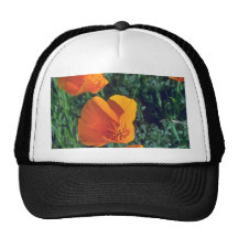 Lodernde Orange Trucker Mütze