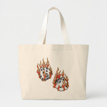 Lodernde Würfel Taschen