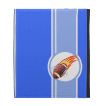 Lodernder Fußball; Blau