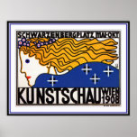 Loffler: Kunstschau Wien - österreichische Sezessi Plakat
