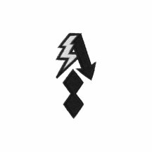 Logo-der Männer des Avatara-Sk8z das gestickte Hem