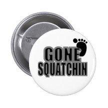 Logo-Schwarzgrau Bigfoots Geschenke gegangenes Squ Anstecknadelbutton