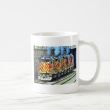 Lokomotiven Teetasse