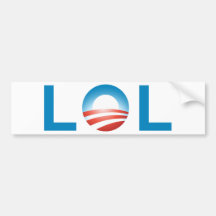 LOL OBAMA AUTO AUFKLEBER