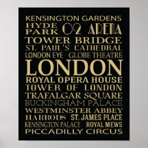 London-Anziehungskräfte Posterdrucke