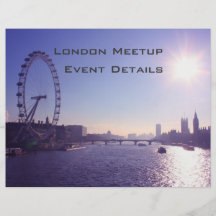 London-Auge Flyerbedruckung