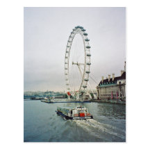 London-Augen-Postkarte