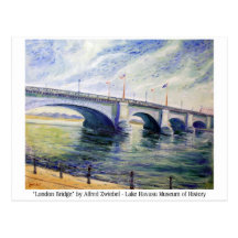 London-Brücke durch Alfred Zwiebel Postkarten
