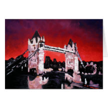 London-Brücke Grußkarten