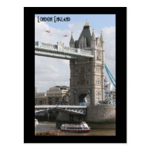 London-Brücken-Postkarte