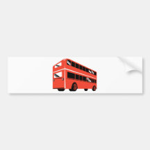 London-Doppeldecker-Touristenbuszug Autosticker