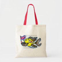 London-Fische Tragetaschen