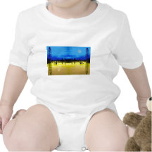 London-Skyline Baby Strampler