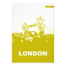 London-Stadt-Plakat Personalisierte Ankündigung