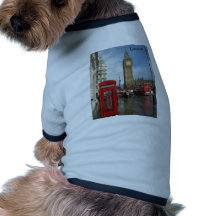 London-Telefonkasten u. Big Ben (St.K) Hundeklamotten