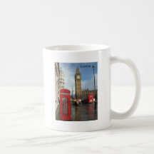 London-Telefonkasten u. Big Ben (St.K) Tasse