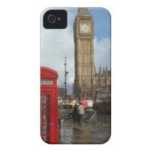 London Telefonzelle und Big Ben iPhone 4 Etuis