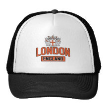 London-Wappen-Hemd Netzmützen