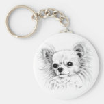 Longcoat Chihuahua Schlüsselbänder