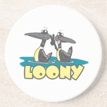 loony Loonsvogel-Cartoon Untersetzer