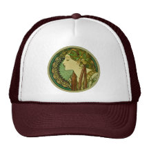 Lorbeer, Alphonse Mucha Truckerkappen