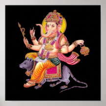 LORD GANESHA - Ganapati, Vinayaka und Pillaiyar Plakatdrucke