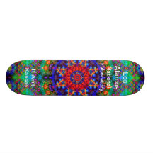 Los Alamos - Buntglas-Garten über dem Sun hinaus Individuelle Skateboarddecks