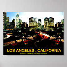 LOS ANGELES-PLAKAT DURCH Mojisola Gbadamosi Okubul