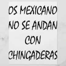 Los Mexicanos kein Betrug Chingaderas Se Andan Flyerdesign