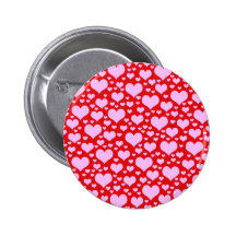 Lose Herzen Anstecknadelbutton