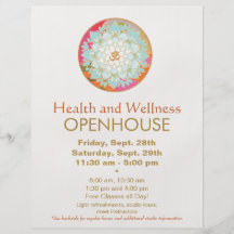LotosMandalagesundheits-und Wellness-Flyer