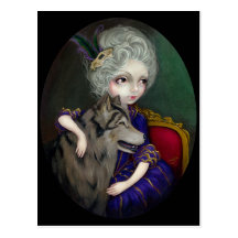 "Loup-Garou: Postkarte Le Portrait"