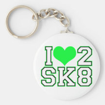 Love2SK8-Black u. Limones Schlüsselband