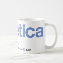 LoveHelvetica BlueBell-Becher Teetasse