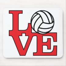 LoveVB-rot Mousepad