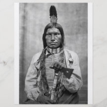 Low Dog - Native American vintage photo Custom Flyer