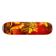 Löwe-König Skateboard Skidone Personalisiertes Skateboard