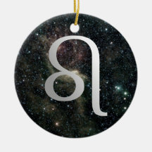 Löwe-Tierkreis-Stern-Zeichen-Universum-Geburtstags Weihnachtsornament
