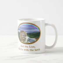 Löwe und der Lammbecher Kaffee Tassen