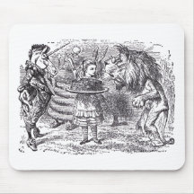 Löwe und Einhorn 2 Mauspads