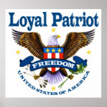 Loyaler Patriot Plakatdrucke