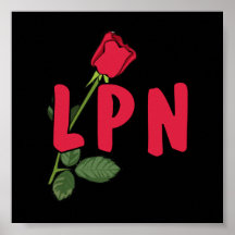 LPN Rose Plakatdrucke
