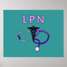 LPN Stethoskop Plakatdrucke