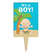 Luau Jungen-Babyparty-Kuchen-Auswahl