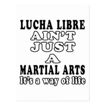 Lucha Libre Ain't Just A Martial Arts Postcards