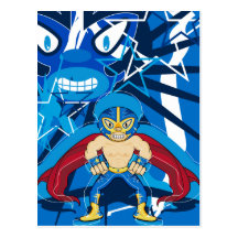 Lucha Libre Luchador Ringkämpfer Postkarten