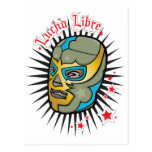 Lucha Libre mexikanische Wrestling-Maske Postkarte