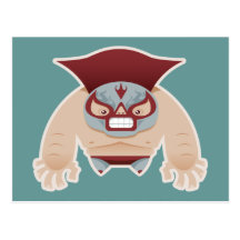 Lucha Libre Postkarte